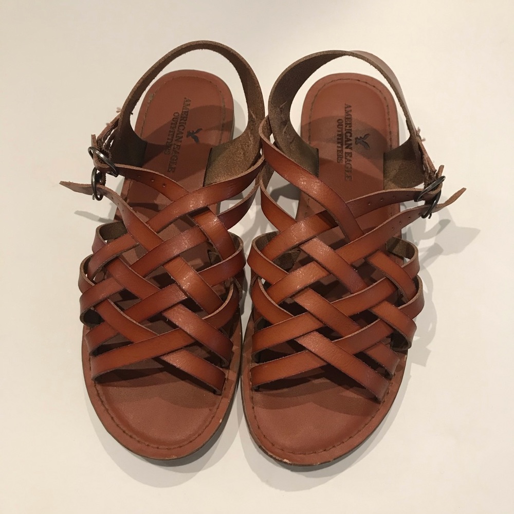 AE Leather Sandals Size 7